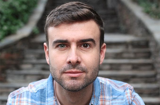 man with heterochromia man with heterochromia