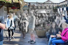 Blurred or no vision in the center of the visual field