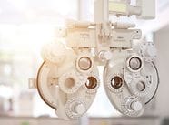 A large group of people in the shape of the eye.