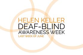 Vector illustration on the theme of Helen Keller Blind and Deaf awareness week observed each year during June.