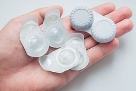 disposable contact lens containers