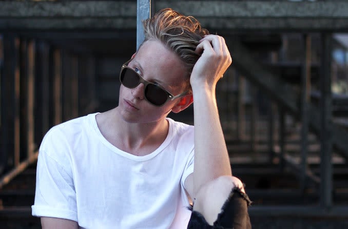 man wearing wayfarer sunglasses man wearing wayfarer sunglasses