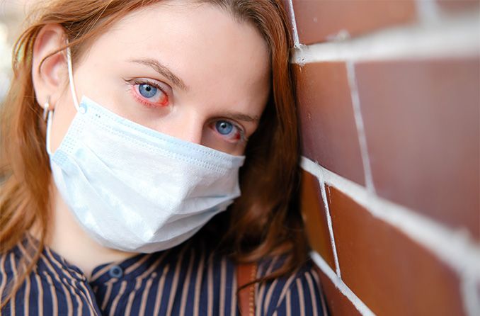 Sind gerötete Augen ein Coronavirus-Symptom?