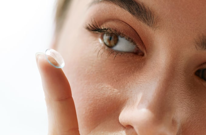Como as lentes de contato funcionam?